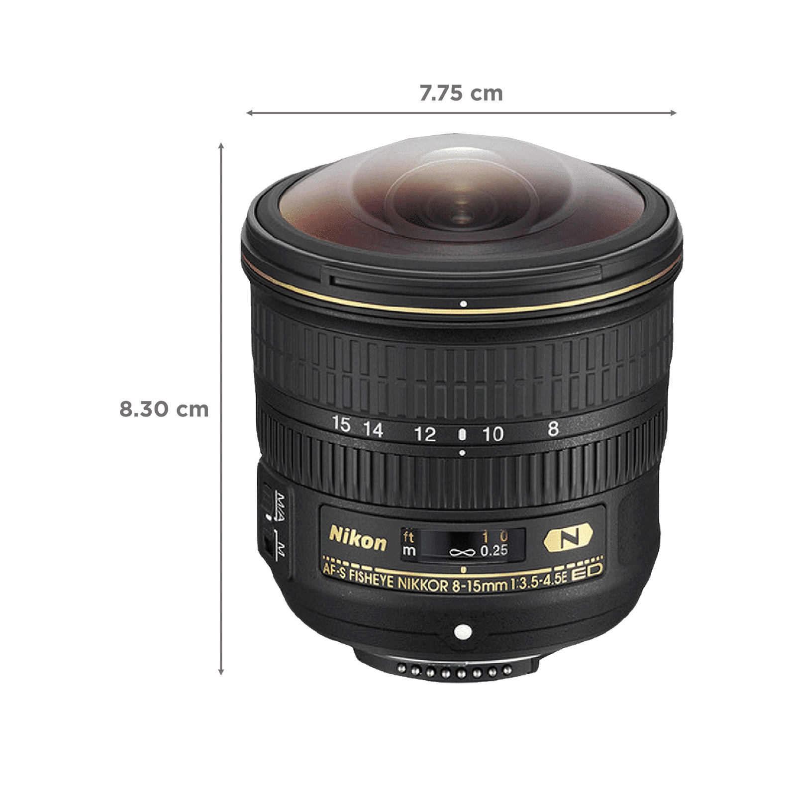 Buy Nikon AF-S NIKKOR 8-15mm f/3.5 - f/4.5 Fisheye Zoom Lens for